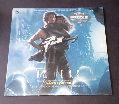 ALIENS SOUNDTRACK LP JAMES HORNER 35th ANNIVERSARY RSD ACID BLOOD VINYL - NEW