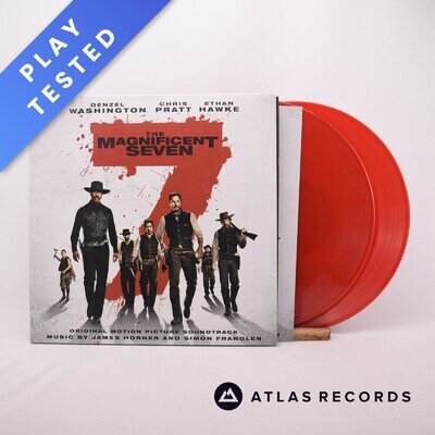 James Horner The Magnificent Seven 2 x LP Album Vinyl Record - NM/NM