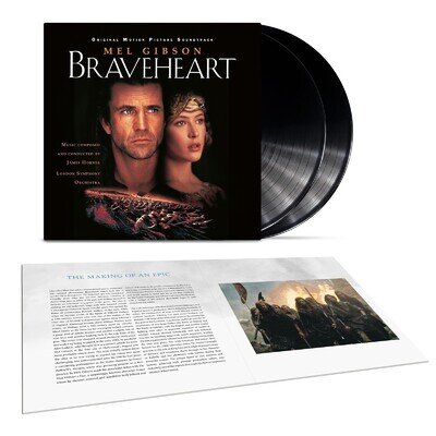 Braveheart (OST - 30th Anniversary Edition) - James Horner 2x Vinyl LP (New)