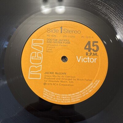 ORIGINAL SOUL 12 - Jackie McLean - Doctor Jackyll And Mister Funk RCA VICTOR M-