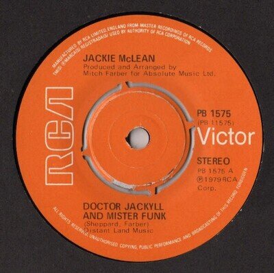 Jackie McLean - Doctor Jackyll And Mister Funk (VINYL)