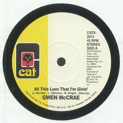 McCRAE, Gwen - All This Love That I'm Givin - Vinyl (7")
