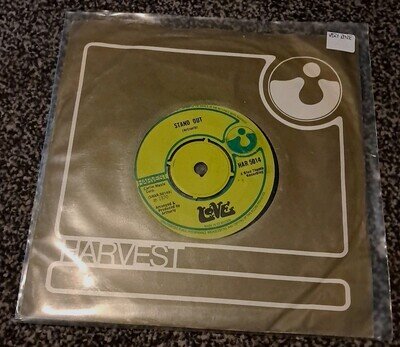 LOVE - STAND OUT/DOGGON 7" VINYL SINGLE☆ HARVEST 1970☆ ☆EXCELLENT☆ ORIGINAL ☆