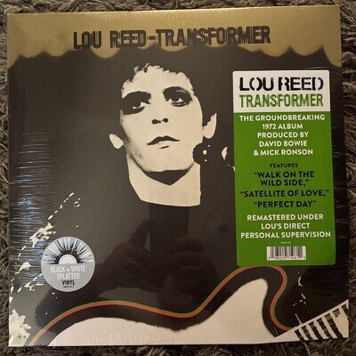 Transformer Lou Reed LP. NAD Limited Edition Splatter Vinyl.