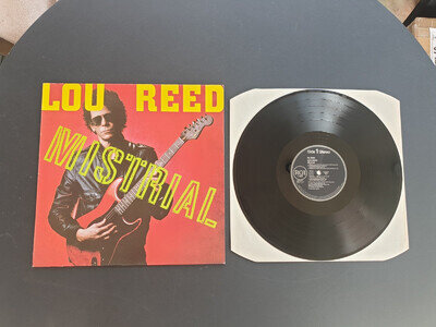 LOU REED - MISTRIAL GERMAN PRESS 12" VINYL RECORD LP EX/EX