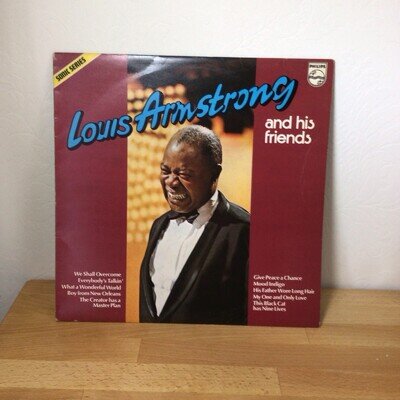 Louis Armstrong And His Friends 12” Vinyl LP 1970 Vintage