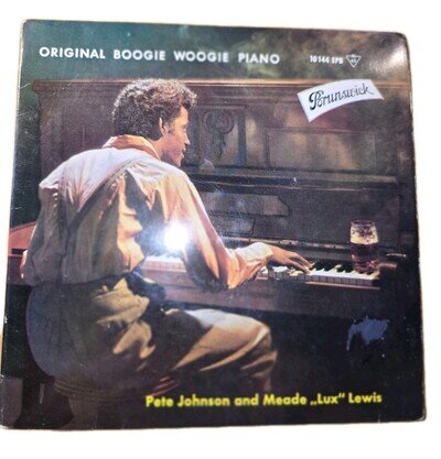 Pete Johnson And Meade " Lux" Lewis Boogie Woogie Piano 1958