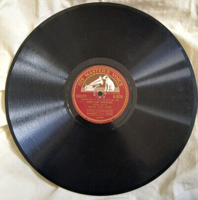 MEADE LUX LEWIS Honky Tonk Train Blues / Whistlin Blues UK HMV 78 1937 swing