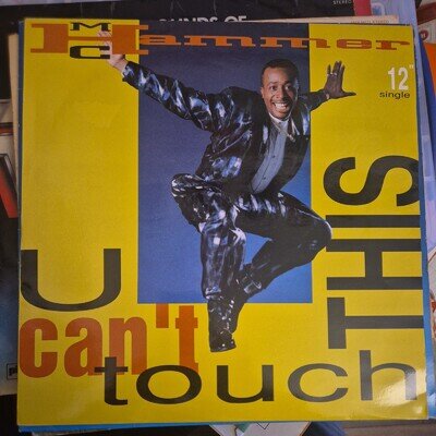 M C HAMMER - U Can't Touch This - 1990 Vinyl 12" EP - NEAR MINT CONDITION