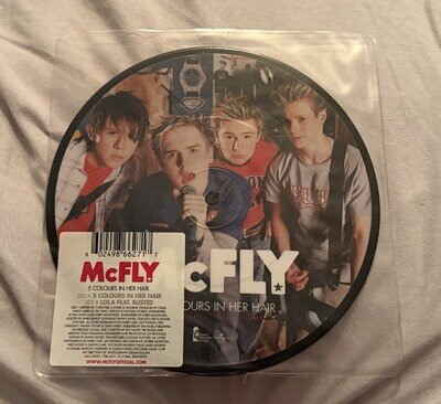 McFly - 5 Five Colours in Her Hair - 7” Vinyl Picture Disk.
