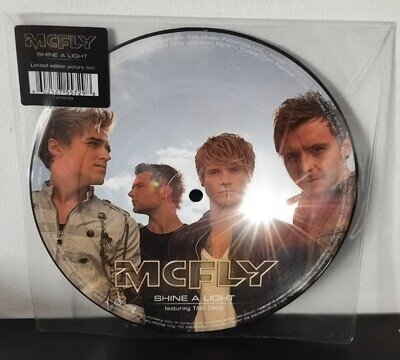 McFly Shine A Light Feat Taio Cruz 7 inch Limited Vinyl Picture Disc BRAND NEW