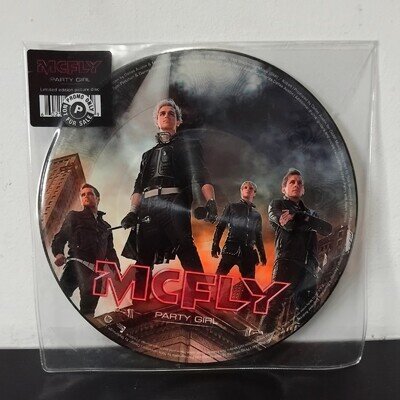 McFly Party Girl 7 inch Limited edition Vinyl Picture Disc promo