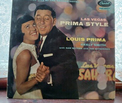 Louis Prima Las Vegas Prima Style 1959 On Capitol Records.