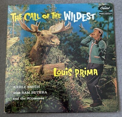 T836 Louis Prima The Call Of The Wildest Vinyl Record Album NM / VG+