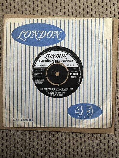 LOUIS PRIMA and KEELY SMITH - I'M CONFESSIN' (That I Love You) London 9084