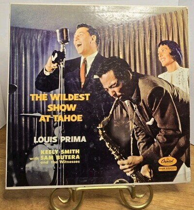 LOUIS PRIMA The Wildest Show At Tahoe LP Keely Smith Sam Butera Capitol T-908...