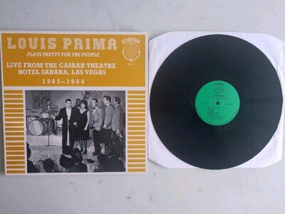 Louis Prima - Plays Pretty For The People LP (Tested)