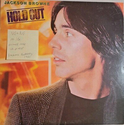 Jackson Browne Hold Out Vinyl Record VG+/VG K52226 1980
