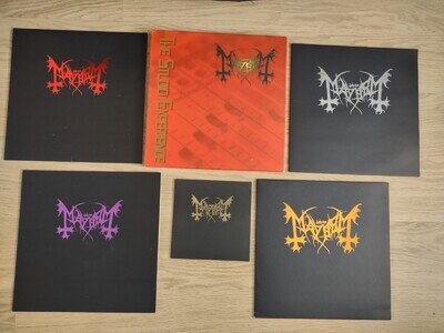 Mayhem-The Studio Experience Box 4x12"+ 7" Vinyl Black Metal Marduk Mgla Taake