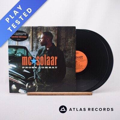 MC Solaar Prose Combat 1A 1B 1C 1D Us 2 x LP Album Vinyl Record - VG+/VG+