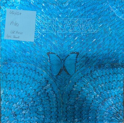 Santana Borboletta Vinyl Record VG/G+ CBS 69084 1974 1st Press