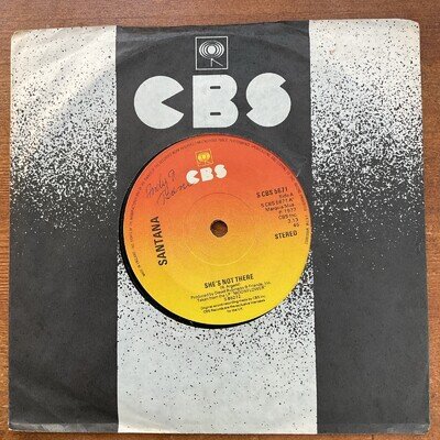 SANTANA - SHE’S NOT THERE - 1977 CBS