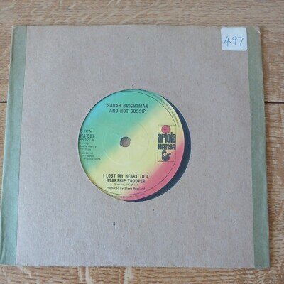 Sarah Brightman And Hot Gossip ‎– I Lost My Heart To A Starship Trooper 7"Vinyl