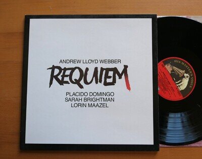 Andrew Lloyd Webber Requiem Placido Domingo Sarah Brightman EMI Vinyl NM