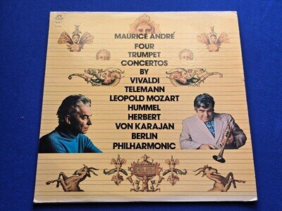 Maurice André Four Trumpet Concertos Vivaldi Telemann Leopold Mozart Hummel Mint