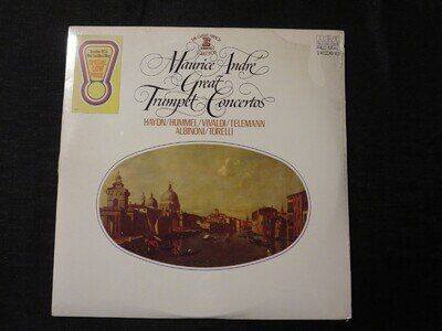MAURICE ANDRÉ, Great Trumpet Concertos Haydn+ USA New Sealed 2LP FREE SHIPPING