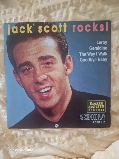Jack Scott Rocks E.P Reissue 1990 Rollercoaster Records RCEP 110
