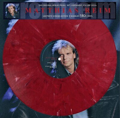 Matthias Reim - Reim LP 12" Red Marbled Colored Vinyl Record - NEW
