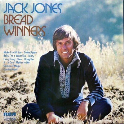 Jack Jones – Bread Winners - LP Vinyl - 1972 - SF8280 - ADQC - EX/EX