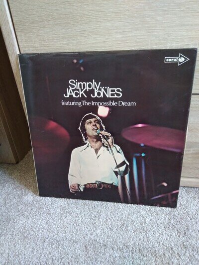 Jack Jones Simply .... Jack Jones 1972 LP