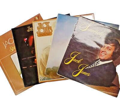 Collection of Jack Jones Vinyl albums