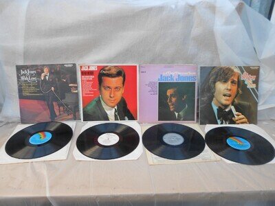Set 1 of 4 Jack jones albums in good condition