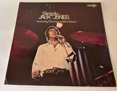 Jack Jones Simply... Jack Jones vinyl LP easy listening Coral CPS 84