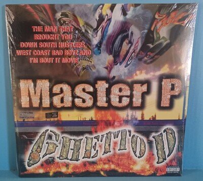 Master P Ghetto D 2 LP BLACK VINYL RECORD RARE NO LIMIT RECORDS 2017