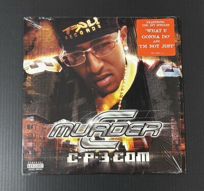 C-Murder C-P-3.Com 2001 US Original 2LP Vinyl Hype Sticker Master P Soulja Slim