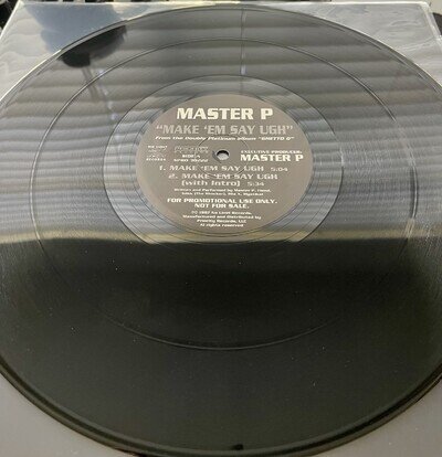 Master P ‎– Make Em' Say Uhh! OG 1998 Press 12" PROMO VG+