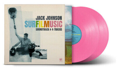 Jack Johnson - Surfilmusic - Rare 2 x Watermelon Pink Vinyl - New & Sealed