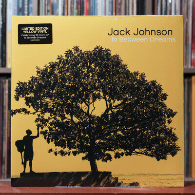 Jack Johnson - In Between Dreams - YELLOW VINYL 2025 Brushfire Records SEALED