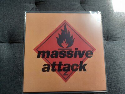 Massive Attack Blue Lines Vinyl 12" Re Issue Miny Condition.
