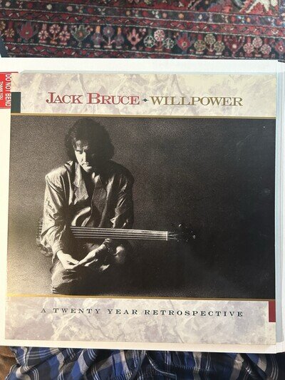 Jack Bruce Willpower: A Twenty Year Retrospective Double LP NM Polydor. 1989