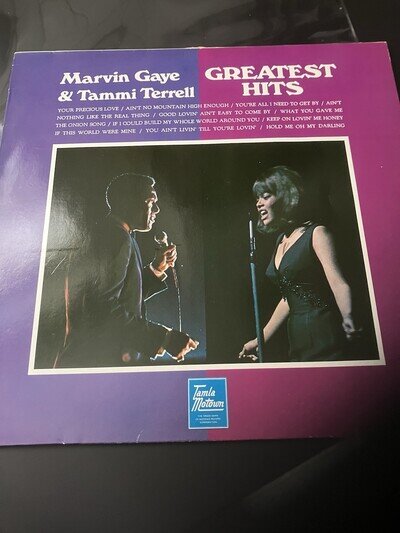 MARVIN GAYE & TAMMI TERRELL - GREATEST HITS - TAMLA MOTOWN VINYL ALBUM LP- EX++
