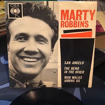 Marty Robbins EP 7” Vinyl Record CBS AGG 20049 Rare 1963
