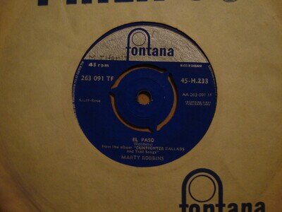 MARTY ROBBINS, EL PASO, FONTANA RECORDS 1959 EX