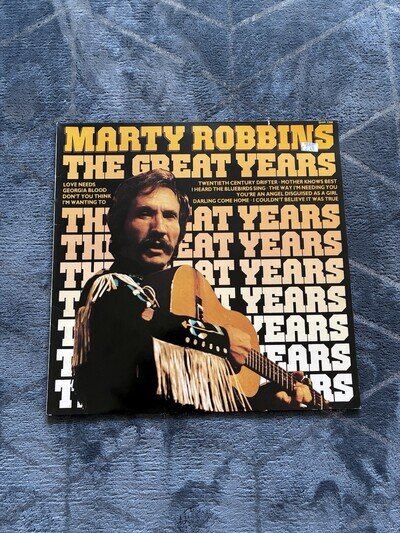 Marty Robbins The Great Years Vinyl Album