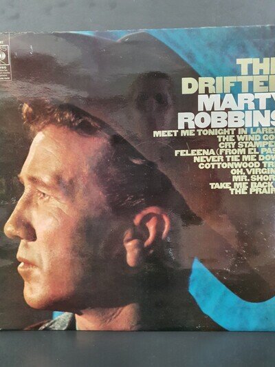 COUNTRY - MARTY ROBBINS "The Drifter" original 1966 CBS vinyl LP - EX
