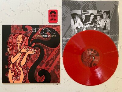 Maroon 5 - Songs About Jane - Red Vinyl Record LP - Like New & Rare